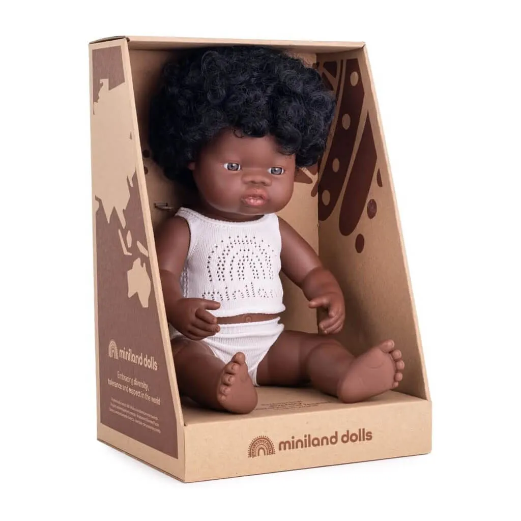 Baby Doll African Girl 15 inches