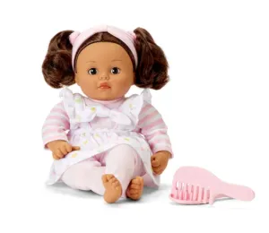 Madame Alexander My Little Girl Polka Dot Pinafore Baby Doll - Medium Skin