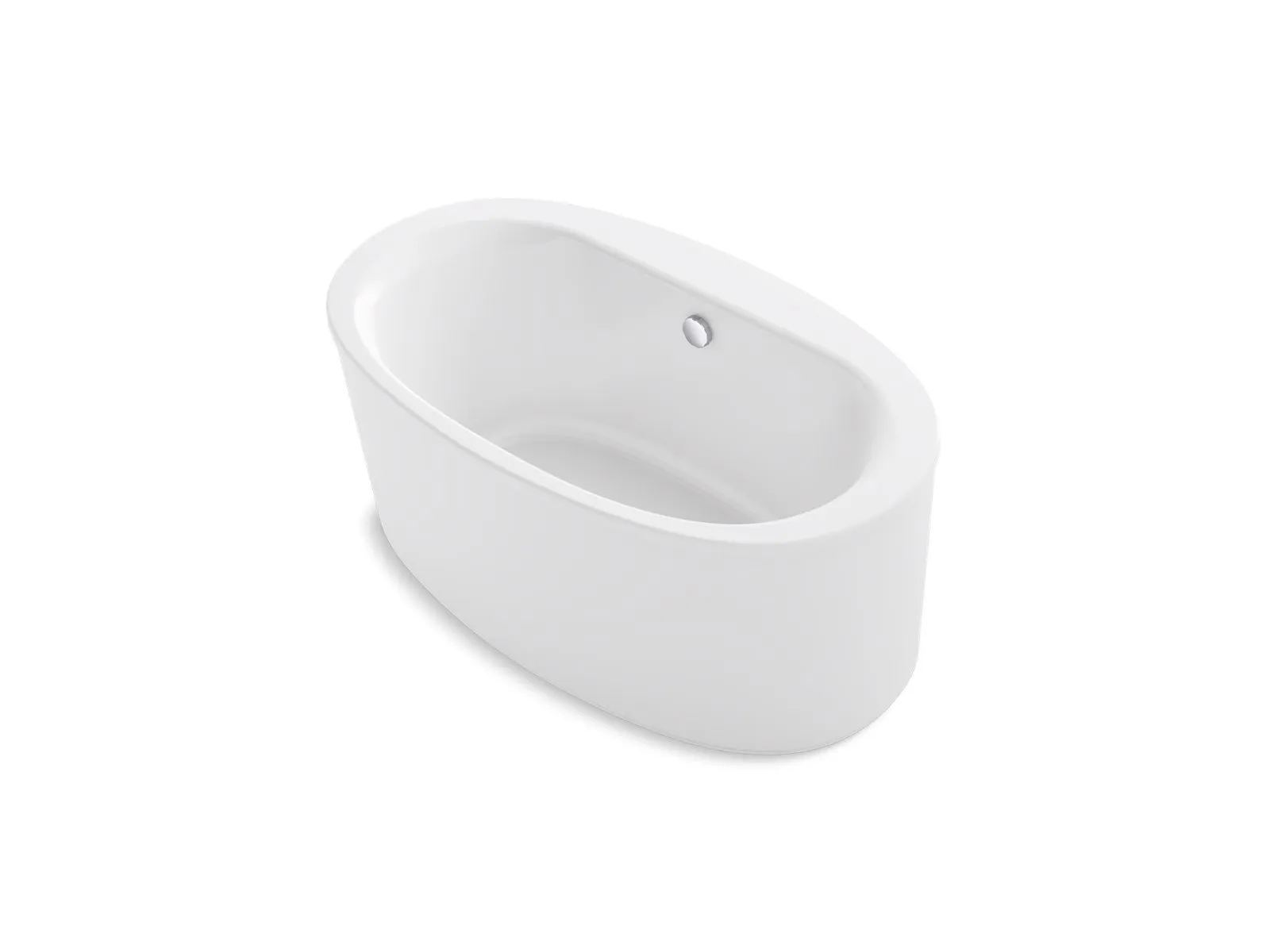 Sunstruck 63" Acrylic Freestanding Bathtub in White
