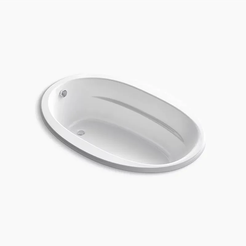 Sunward 66" x 42" x 20" Drop-In Bathtub in White