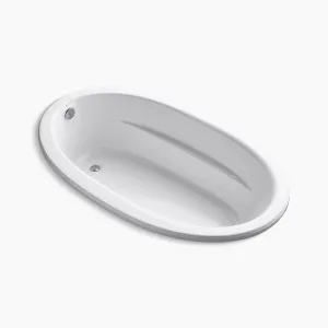 Sunward 72" x 42" x 20" Drop-In Bathtub in White